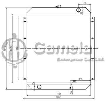 B500446 - Radiator for HD2045