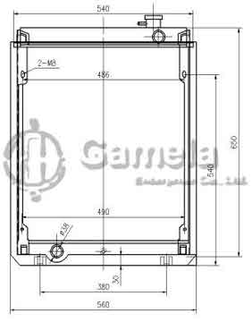 B500453 - Radiator for EC55C OEM: 14630555