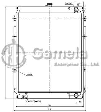 B500490 - Radiator for E320B OEM: 1415722