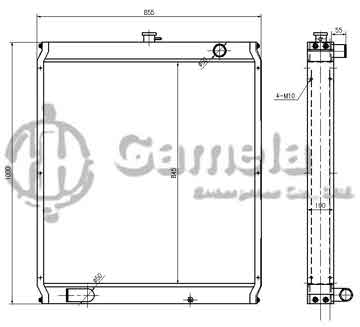 B500510 - Radiator for EX220-5 OEM: 4380047