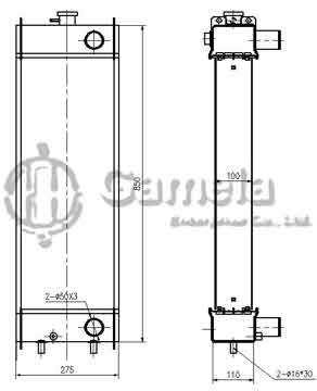 B500513 - Radiator for WR12-5