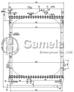 B500519 - Radiator for WA470-3