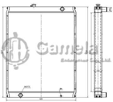 B500556 - Radiator for HD1430