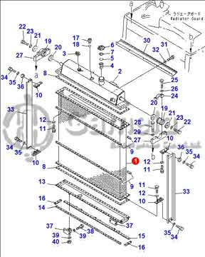 B500561 - Radiator for D375A-2 D375A-3 OEM: 195-03-22130