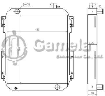 B500579 - Radiator for SK60-5