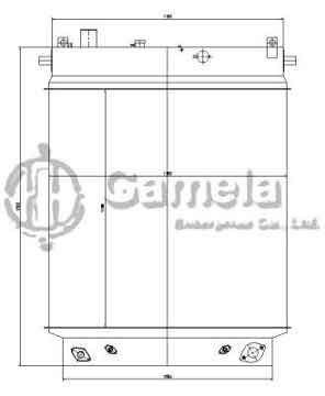 B500583 - Radiator for D275-5D OEM: 17M-03-411101