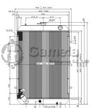 B500601 - Radiator for R1400W-7