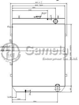 B500602 - Radiator for R290LC-7E