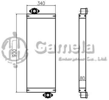 B510020 - Oil Cooler for SK200-8