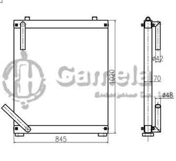 B510026 - Oil Cooler for EX220-5 EX230-5 OEM: 4380050