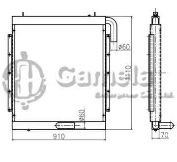 B510033 - Oil Cooler for HD1023/R