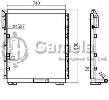 B510035 - Oil Cooler for SK200-5