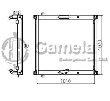 B510051 - Oil Cooler for E330B OEM: 124-1763