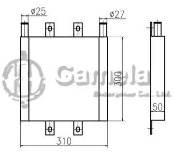 B510113 - Oil Cooler for ZAX50U ZAX55/60 OEM: 4390532