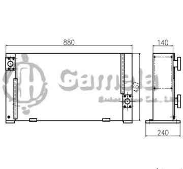 B510195 - Oil Cooler for ZE230E