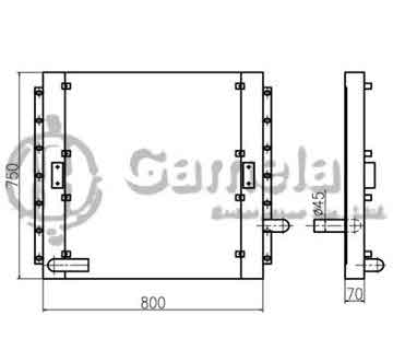 B510220 - Oil Cooler for R200-5 R210-5