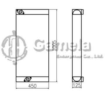 B510231 - Oil Cooler for SY215C-9