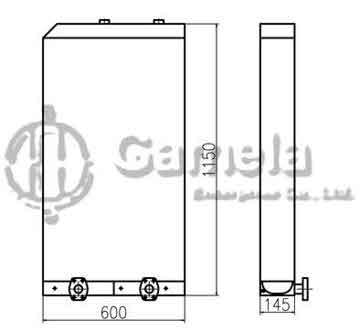 B510232 - Oil Cooler for SY365H-8