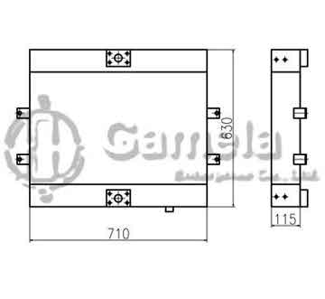 B510233 - Oil Cooler for EC240B新 EC290B新 OEM: 14538609