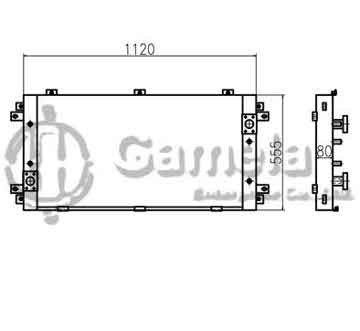 B510235 - Oil Cooler for EC240B老 EC290B老 OEM: 14514357