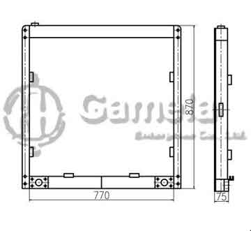 B510238 - Oil Cooler for LIUGONG205C