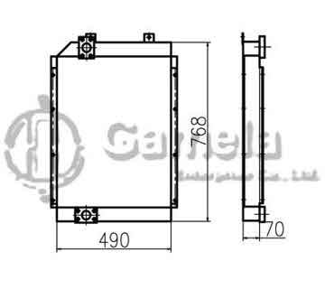 B510243 - Oil Cooler for FNK100