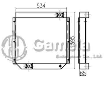 B510245 - Oil Cooler for FNK111