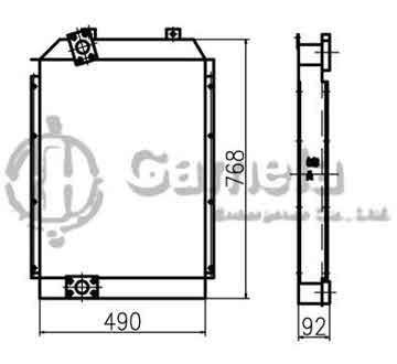 B510247 - Oil Cooler for FNK101A