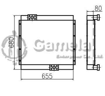 B510248 - Oil Cooler for FNK102