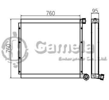 B510257 - Oil Cooler for FNK132