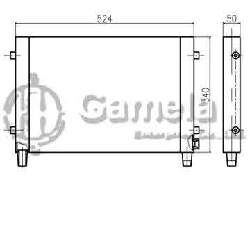 B510264 - Oil Cooler for CT40