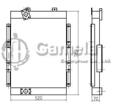 B510266 - Oil Cooler for CT60