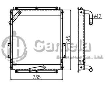 B510271 - Oil Cooler for E320 OEM: 7Y-1960