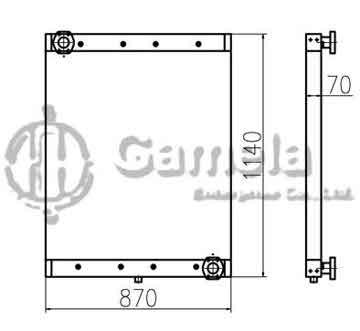 B510275 - Oil Cooler for DX300LC