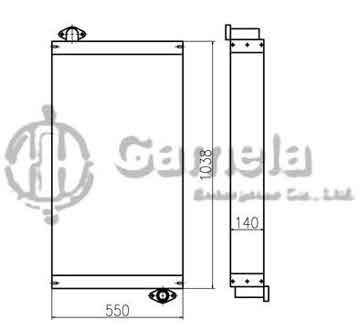 B510289 - Oil Cooler for E329D