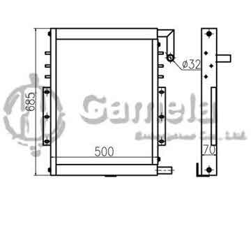 B510290 - Oil Cooler for R60-5