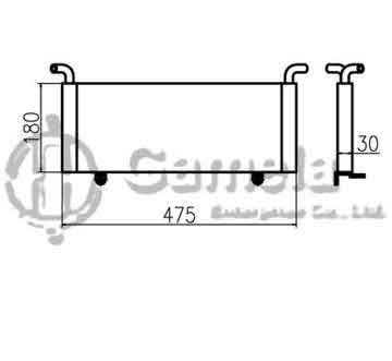 B510295 - Oil Cooler for 55NSL