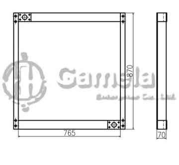 B510298 - Oil Cooler for LIUGONG220