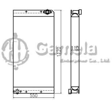 B510306 - Oil Cooler for E329D