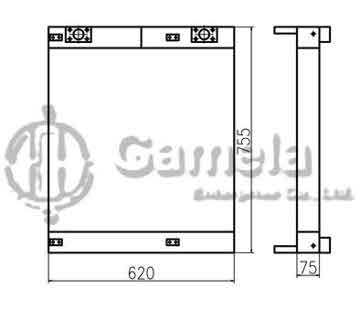 B510318 - Oil Cooler for EC140B OEM: 14507937