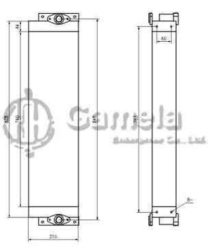 B510324 - Oil Cooler for WA470-6 OEM: 421-03-44030