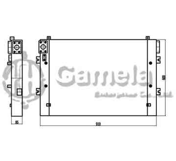 B510336 - Oil Cooler for LIUGONG920