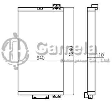 B510338 - Oil Cooler for E336D