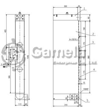 B510340 - Oil Cooler for JS130LC JS140 OE: 334/L6309