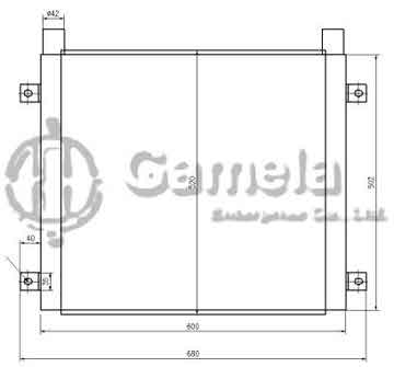 B510364 - Oil Cooler for HD785-7 OEM: 561-03-81280