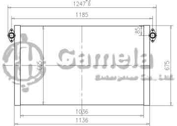 B510373 - Oil Cooler for ZAX470-3 OEM: 4655019