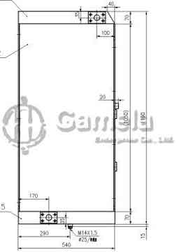 B510434 - Oil Cooler for JS360B