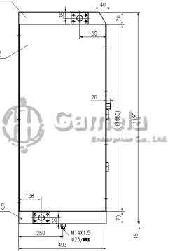 B510439 - Oil Cooler for JS330B