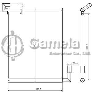 B510482 - Oil Cooler for SK460-6E