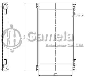 B510497 - Oil Cooler for E420D